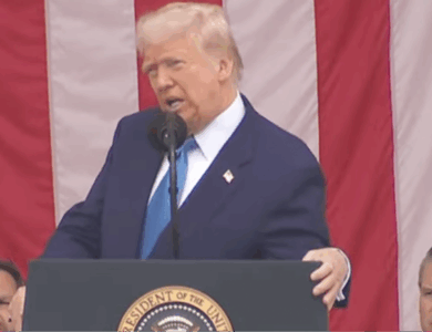 Trump gives speech at Memorial Day ceremony saying he has ‘everything’ to families of war dead heroes Trump gives speech at Memorial Day ceremony saying he has ‘everything’ to families of war dead heroes
