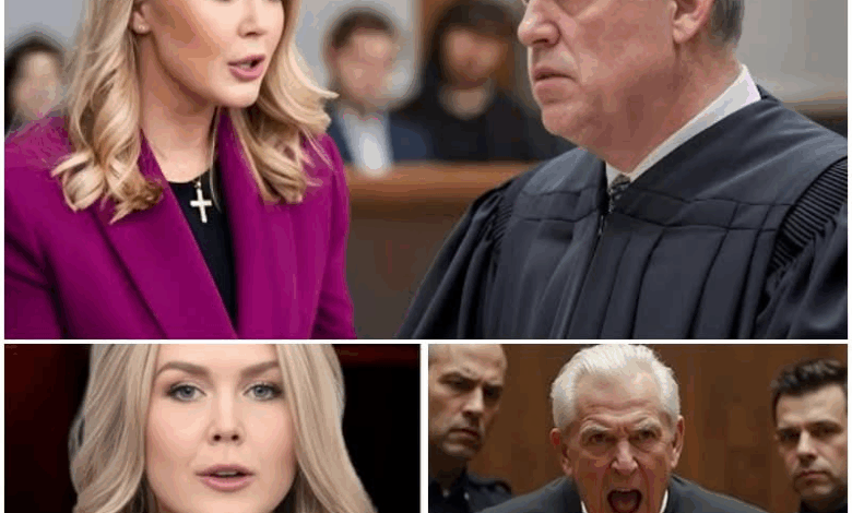 Karoline Leavitt Says ‘TOO LATE!’ – 0M Lawsuit Against Judge Who Fined Her Will Move Forward! In a fiery turn of events, Press Secretary Karoline Leavitt made it crystal clear: “TOO LATE!”