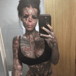 Tattoed woman who keeps her nose in a jar reveals what she looked like before – you better sit down Tattoed woman who keeps her nose in a jar reveals what she looked like before – you better sit down