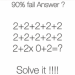 90% Fail to Answer This Correctly! 90% Fail to Answer This Correctly!