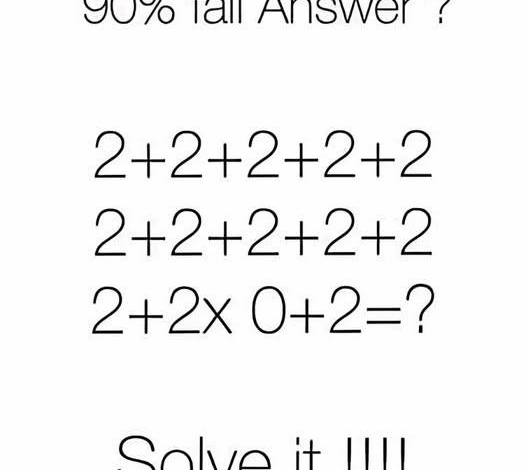90% Fail to Answer This Correctly!