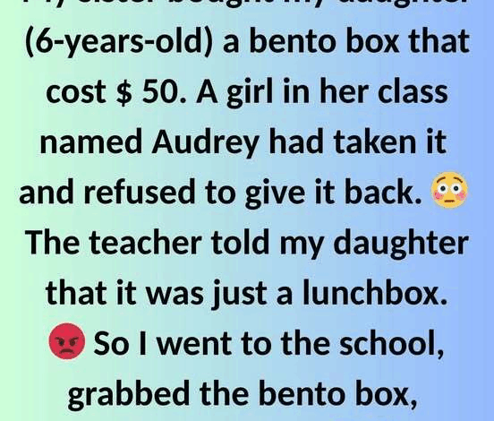 A 6-Year-Old Girl Stole My Daughter’s Lunchbox, and the Teacher Sided With the Thief.