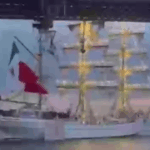 Terrifying moment 297-foot ship crashes into Brooklyn Bridge as two people are killed Terrifying moment 297-foot ship crashes into Brooklyn Bridge as two people are killed