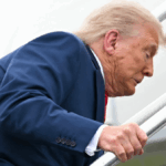 Footage of Trump tripping up Air Force One stairs labeled ‘karma’ as people recall shocking comments he made about Biden Footage of Trump tripping up Air Force One stairs labeled ‘karma’ as people recall shocking comments he made about Biden