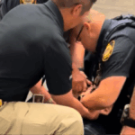 People extremely concerned after senator gets handcuffed and removed while asking question about Trump’s ICE raids People extremely concerned after senator gets handcuffed and removed while asking question about Trump’s ICE raids