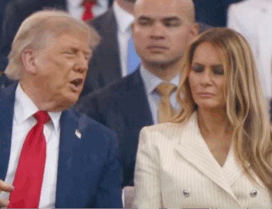 Lip reader ‘reveals’ what Melania said to Trump as she shot down comment he made during military parade Lip reader ‘reveals’ what Melania said to Trump as she shot down comment he made during military parade