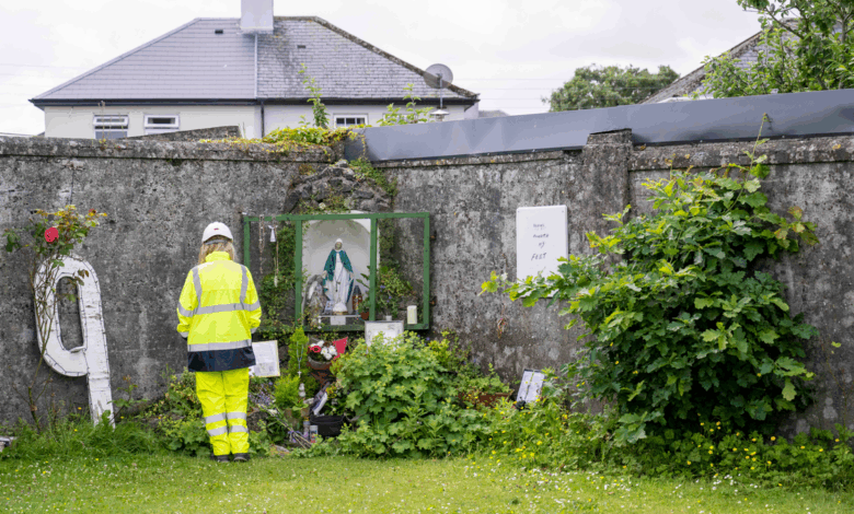 Forensic team digs for remains of nearly 800 babies at former ‘mother and baby home’