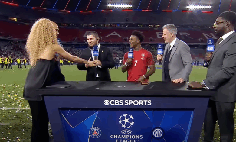 Awkward moment UFC star refuses to shake hands with female TV host explained as it sparks outrage