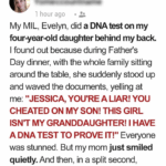 My MIL Screamed My Daughter Isn’t My Husband’s at Father’s Day Dinner and Waved a DNA Test – My Mom’s Response Made Her Go Pale