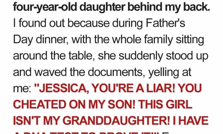 My MIL Screamed My Daughter Isn’t My Husband’s at Father’s Day Dinner and Waved a DNA Test – My Mom’s Response Made Her Go Pale