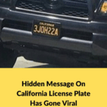 The Hidden Message On This California License Plate Has Gone Viral The Hidden Message On This California License Plate Has Gone Viral