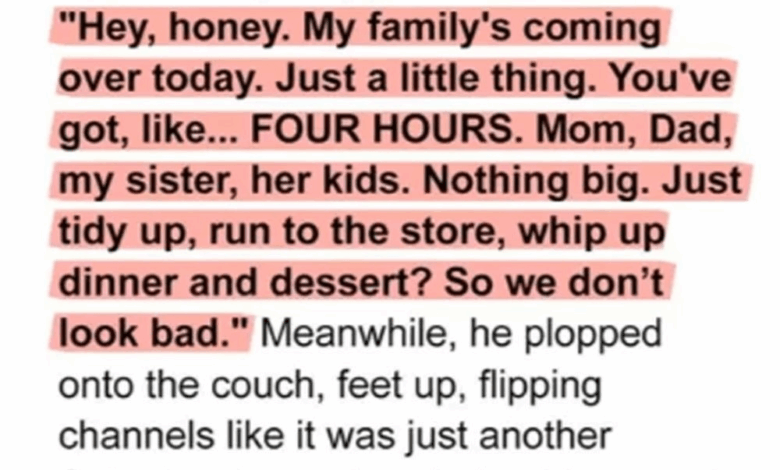 My Husband Dumped Hosting Duties on Me — So I Taught Him a Lesson He Won’t Forget