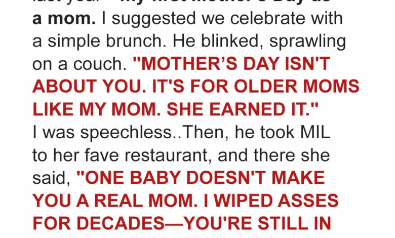 My MIL and Husband Said Mother’s Day Is Only for ‘Older’ Moms—My Family Proved Them Wrong
