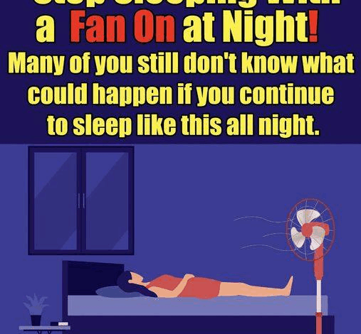 Why using a fan at night can disrupt your sleep
