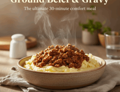 Ground Beef and Gravy — The Ultimate 30-Minute Comfort Dinner Ground Beef and Gravy — The Ultimate 30-Minute Comfort Dinner